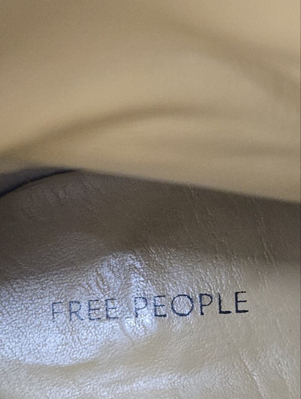 Free People Pitchfork Women's Tan Shearling Western Ankle Boots - Picture 7 of 13
